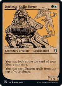 Korlessa, Scale Singer (Showcase) (427) [Commander Legends: Battle for Baldur's Gate]