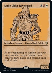 Duke Ulder Ravengard (Showcase) (420) [Commander Legends: Battle for Baldur's Gate]