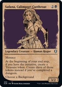 Safana, Calimport Cutthroat (Showcase) (390) [Commander Legends: Battle for Baldur's Gate]