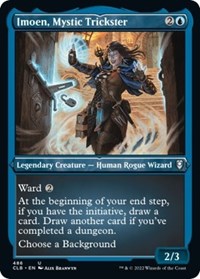Imoen, Mystic Trickster (Foil Etched) (486) [Commander Legends: Battle for Baldur's Gate]