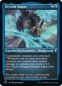 Feywild Visitor (Foil Etched) (484) [Commander Legends: Battle for Baldur's Gate]