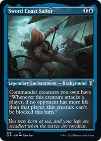 Sword Coast Sailor (Foil Etched) (489) [Commander Legends: Battle for Baldur's Gate]