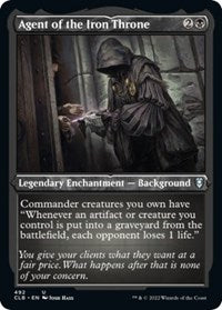 Agent of the Iron Throne (Foil Etched) (492) [Commander Legends: Battle for Baldur's Gate]