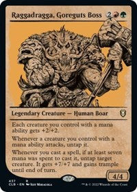 Raggadragga, Goreguts Boss (Showcase) (437) [Commander Legends: Battle for Baldur's Gate]