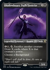 Shadowheart, Dark Justiciar (Foil Etched) (499) [Commander Legends: Battle for Baldur's Gate]