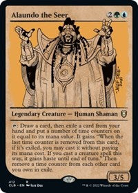 Alaundo the Seer (Showcase) (412) [Commander Legends: Battle for Baldur's Gate]