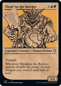 Thrakkus the Butcher (Showcase) (440) [Commander Legends: Battle for Baldur's Gate]