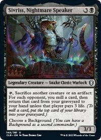 Sivriss, Nightmare Speaker (148) [Commander Legends: Battle for Baldur's Gate]