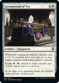 Greatsword of Tyr (22) [Commander Legends: Battle for Baldur's Gate]