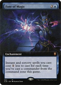 Font of Magic (Extended Art) (562) [Commander Legends: Battle for Baldur's Gate]