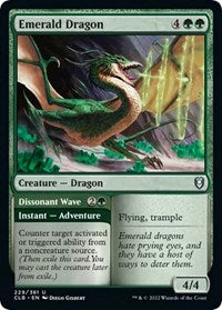 Emerald Dragon (229) [Commander Legends: Battle for Baldur's Gate]