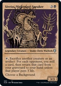 Sivriss, Nightmare Speaker (Showcase) (393) [Commander Legends: Battle for Baldur's Gate]