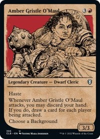 Amber Gristle O'Maul (Showcase) (395) [Commander Legends: Battle for Baldur's Gate]