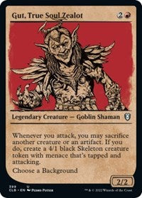 Gut, True Soul Zealot (Showcase) (399) [Commander Legends: Battle for Baldur's Gate]
