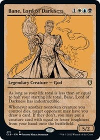 Bane, Lord of Darkness (Showcase) (415) [Commander Legends: Battle for Baldur's Gate]