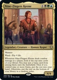 Nine-Fingers Keene (289) [Commander Legends: Battle for Baldur's Gate]