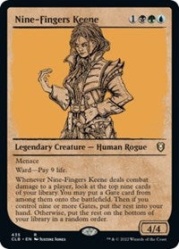Nine-Fingers Keene (Showcase) (435) [Commander Legends: Battle for Baldur's Gate]