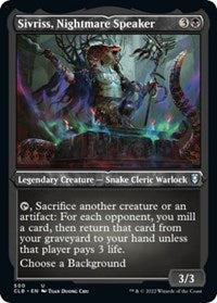 Sivriss, Nightmare Speaker (Foil Etched) (500) [Commander Legends: Battle for Baldur's Gate]