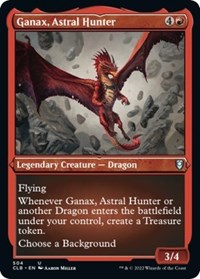Ganax, Astral Hunter (Foil Etched) (504) [Commander Legends: Battle for Baldur's Gate]