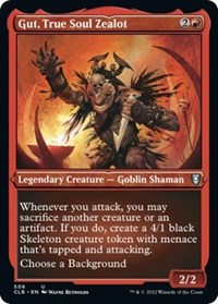 Gut, True Soul Zealot (Foil Etched) (506) [Commander Legends: Battle for Baldur's Gate]