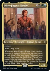 Nine-Fingers Keene (Foil Etched) (546) [Commander Legends: Battle for Baldur's Gate]