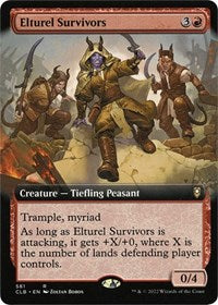 Elturel Survivors (Extended Art) (581) [Commander Legends: Battle for Baldur's Gate]