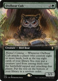 Owlbear Cub (Extended Art) (592) [Commander Legends: Battle for Baldur's Gate]