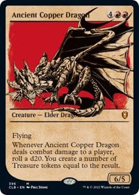 Ancient Copper Dragon (Showcase) (396) [Commander Legends: Battle for Baldur's Gate]