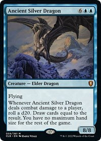 Ancient Silver Dragon (56) [Commander Legends: Battle for Baldur's Gate]