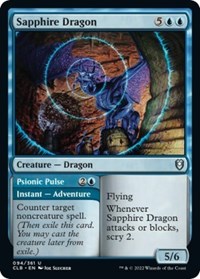 Sapphire Dragon (94) [Commander Legends: Battle for Baldur's Gate]