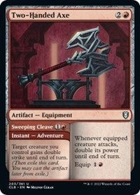 Two-Handed Axe (203) [Commander Legends: Battle for Baldur's Gate]