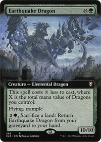 Earthquake Dragon (Extended Art) (588) [Commander Legends: Battle for Baldur's Gate]