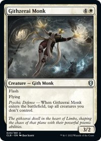 Githzerai Monk (20) [Commander Legends: Battle for Baldur's Gate]
