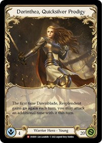 Dorinthea, Quicksilver Prodigy (DVR001) [Classic Battles: Rhinar vs Dorinthea]