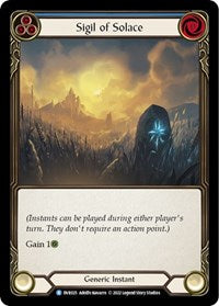 Sigil of Solace (DVR025) [Classic Battles: Rhinar vs Dorinthea]