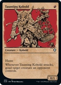 Taunting Kobold (Showcase) (404) [Commander Legends: Battle for Baldur's Gate]