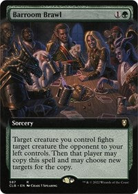 Barroom Brawl (Extended Art) (587) [Commander Legends: Battle for Baldur's Gate]
