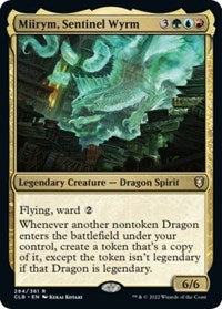 Miirym, Sentinel Wyrm (284) [Commander Legends: Battle for Baldur's Gate]