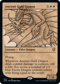 Ancient Gold Dragon (Showcase) (376) [Commander Legends: Battle for Baldur's Gate]