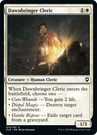 Dawnbringer Cleric (15) [Commander Legends: Battle for Baldur's Gate]