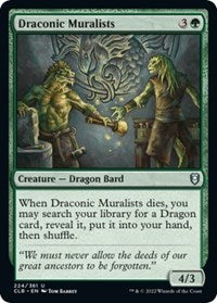 Draconic Muralists (224) [Commander Legends: Battle for Baldur's Gate]