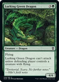 Lurking Green Dragon (239) [Commander Legends: Battle for Baldur's Gate]
