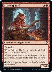 Stirring Bard (195) [Commander Legends: Battle for Baldur's Gate]