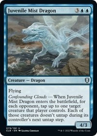 Juvenile Mist Dragon (79) [Commander Legends: Battle for Baldur's Gate]