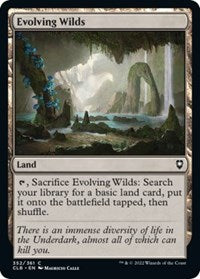 Evolving Wilds (352) [Commander Legends: Battle for Baldur's Gate]