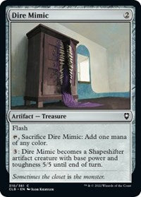 Dire Mimic (310) [Commander Legends: Battle for Baldur's Gate]