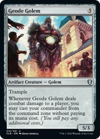 Geode Golem (316) [Commander Legends: Battle for Baldur's Gate]