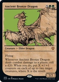 Ancient Bronze Dragon (Showcase) (406) [Commander Legends: Battle for Baldur's Gate]