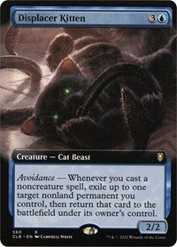 Displacer Kitten (Extended Art) (560) [Commander Legends: Battle for Baldur's Gate]