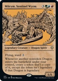 Miirym, Sentinel Wyrm (Showcase) (431) [Commander Legends: Battle for Baldur's Gate]